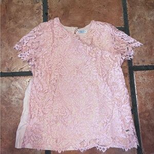 Mayoral Lace Pink Blouse